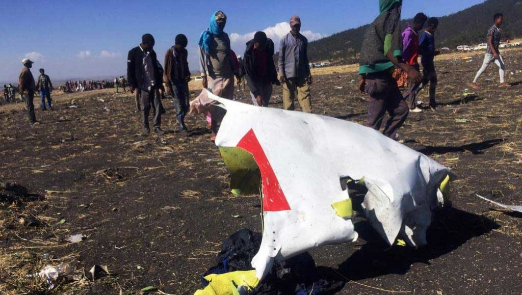 تحول الطائرة الإثيوبية إلى شظايا بعد دقائق من إقلاعها | رويترز