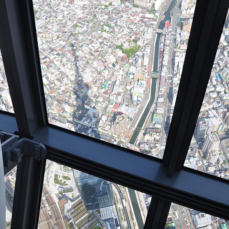 منصة برج طوكيو سكاي تري بارتفاع 456.3 متراً | عبر فلكر