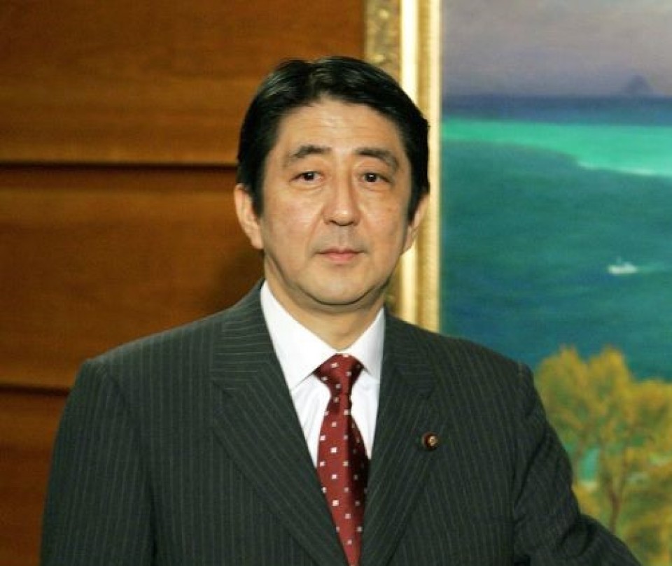 شينزو آبيه بعد استلامه منصب رئيس الوزراء عام 2006 | 27 سبتمبر/أيلول 2006 | عبر وكالة كيودو
