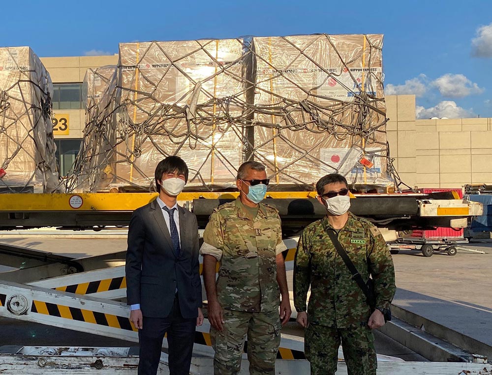 مواد الإغاثة اليابانية تصل إلى لبنان | عبر سفارة اليابان في لبنان